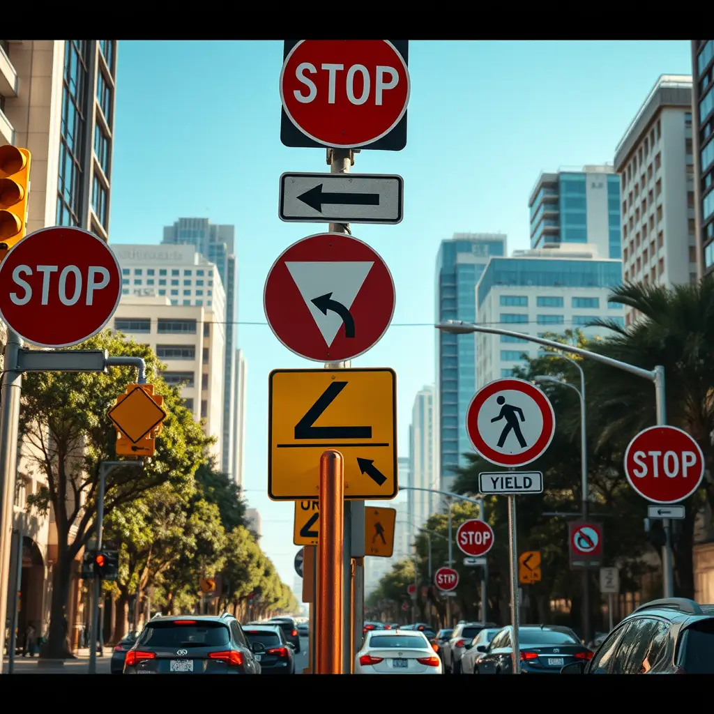 Imagem sobre Sinalização de Trânsito em Áreas Urbanas